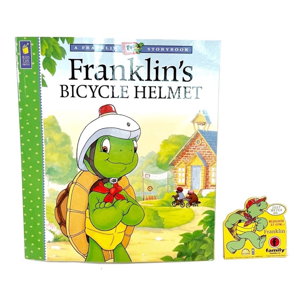 Franklin the Turtle Childrens Book Paperback Plus Magnet Kids Can Press 2000 Y2K